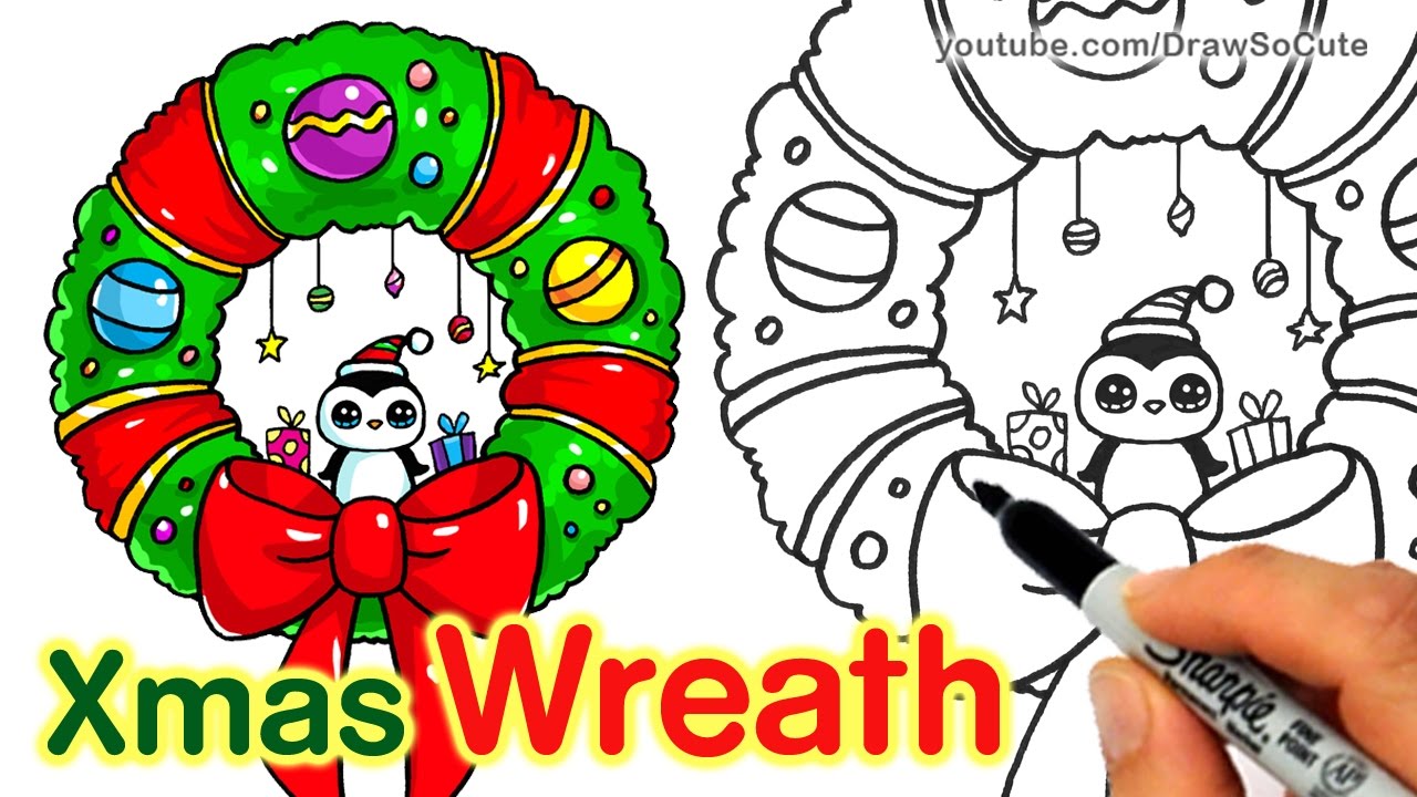 Easy Christmas Drawings For Kids | Free download on ClipArtMag