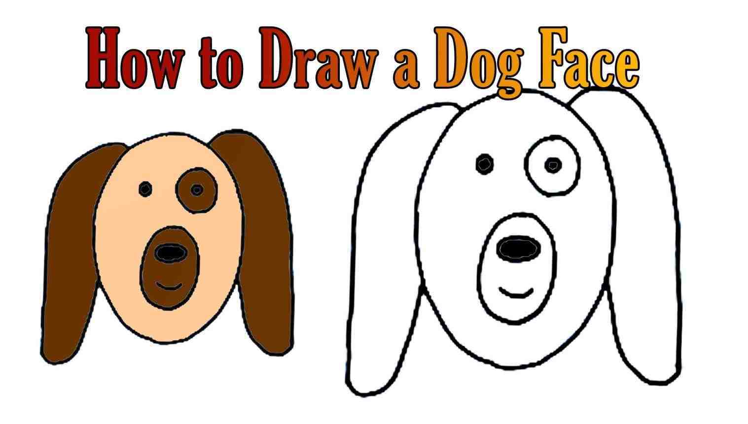 Easy Dog Drawing For Kids | Free download on ClipArtMag