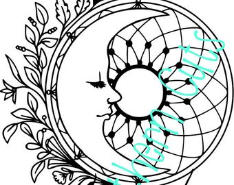 Download Moon Dream Catcher Svg Free