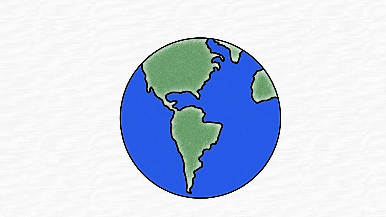 Easy Earth Drawing Free download on ClipArtMag