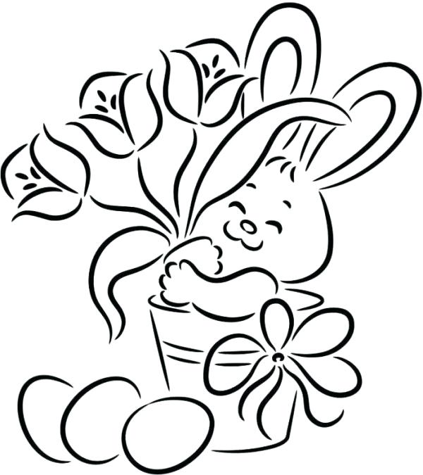 Easy Easter Bunny Drawing Free download on ClipArtMag