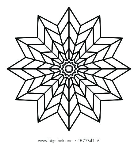 Easy Mandala Drawing 