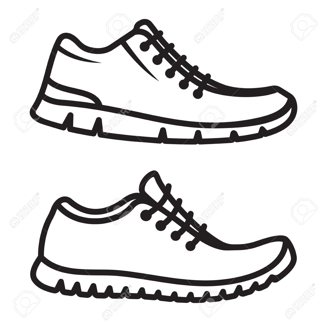 Easy Shoe Drawing | Free download on ClipArtMag