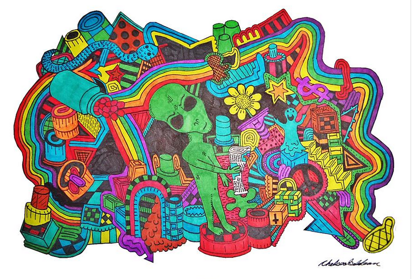 Pictures To Draw Trippy - Creative Easy Stoner Drawings Tumblr