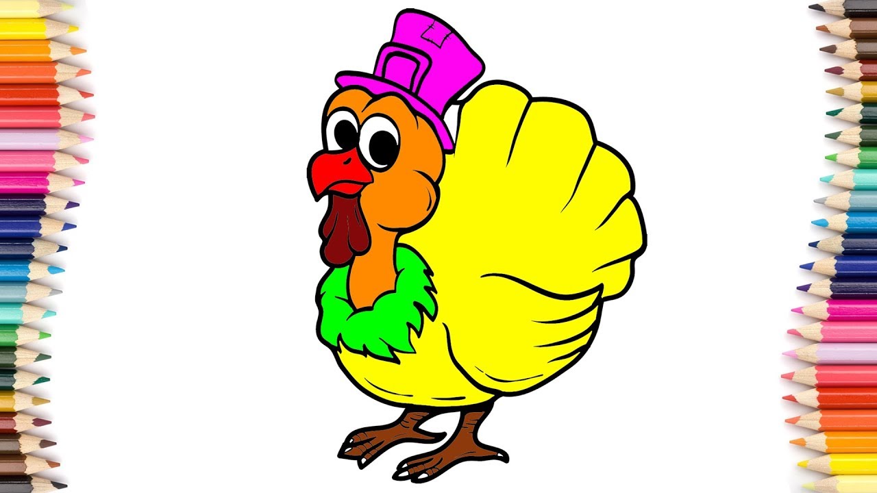 Easy Turkey Drawing Free download on ClipArtMag