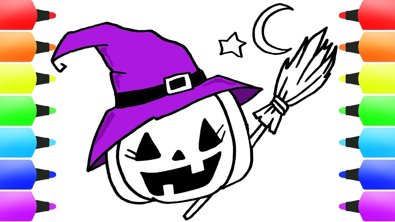 Easy Witch Drawing | Free download on ClipArtMag