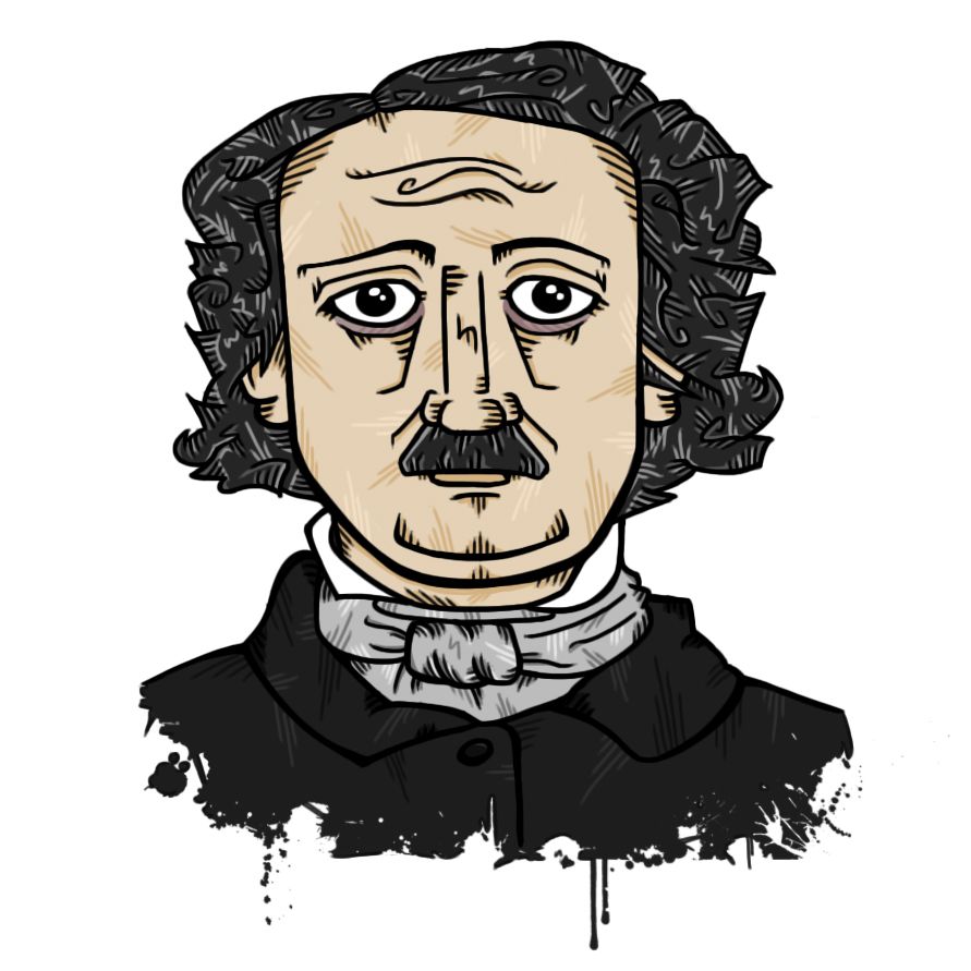 Edgar Allan Poe Drawing Free Download On Clipartmag