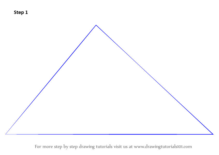 Egyptian Pyramids Drawing | Free download on ClipArtMag