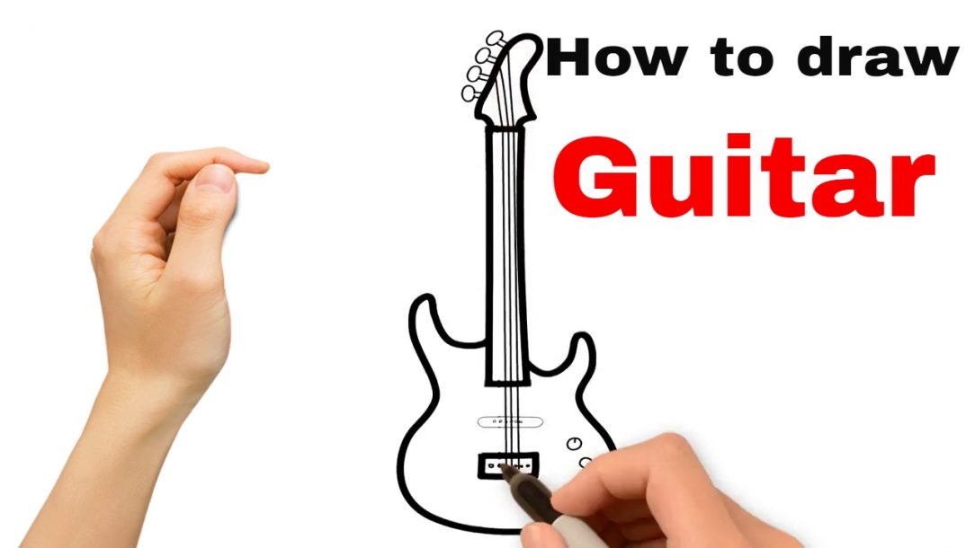 Electric Guitar Drawing | Free download on ClipArtMag