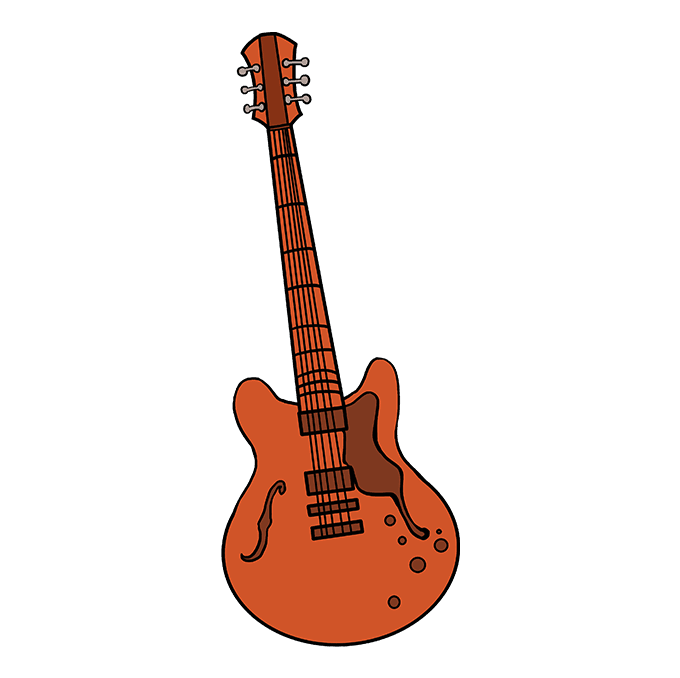 Electric Guitar Drawing | Free download on ClipArtMag