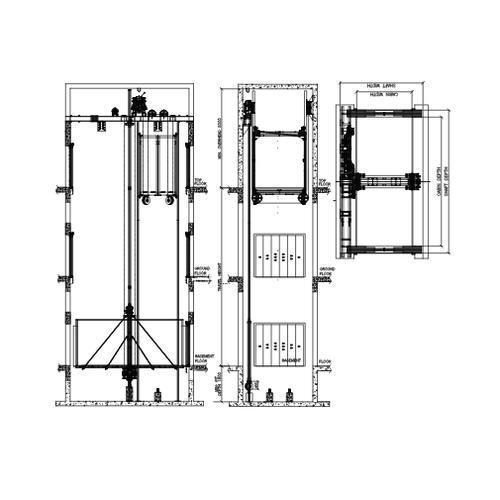 Creative Elevator In A Tree Sketch Drawing for Adult