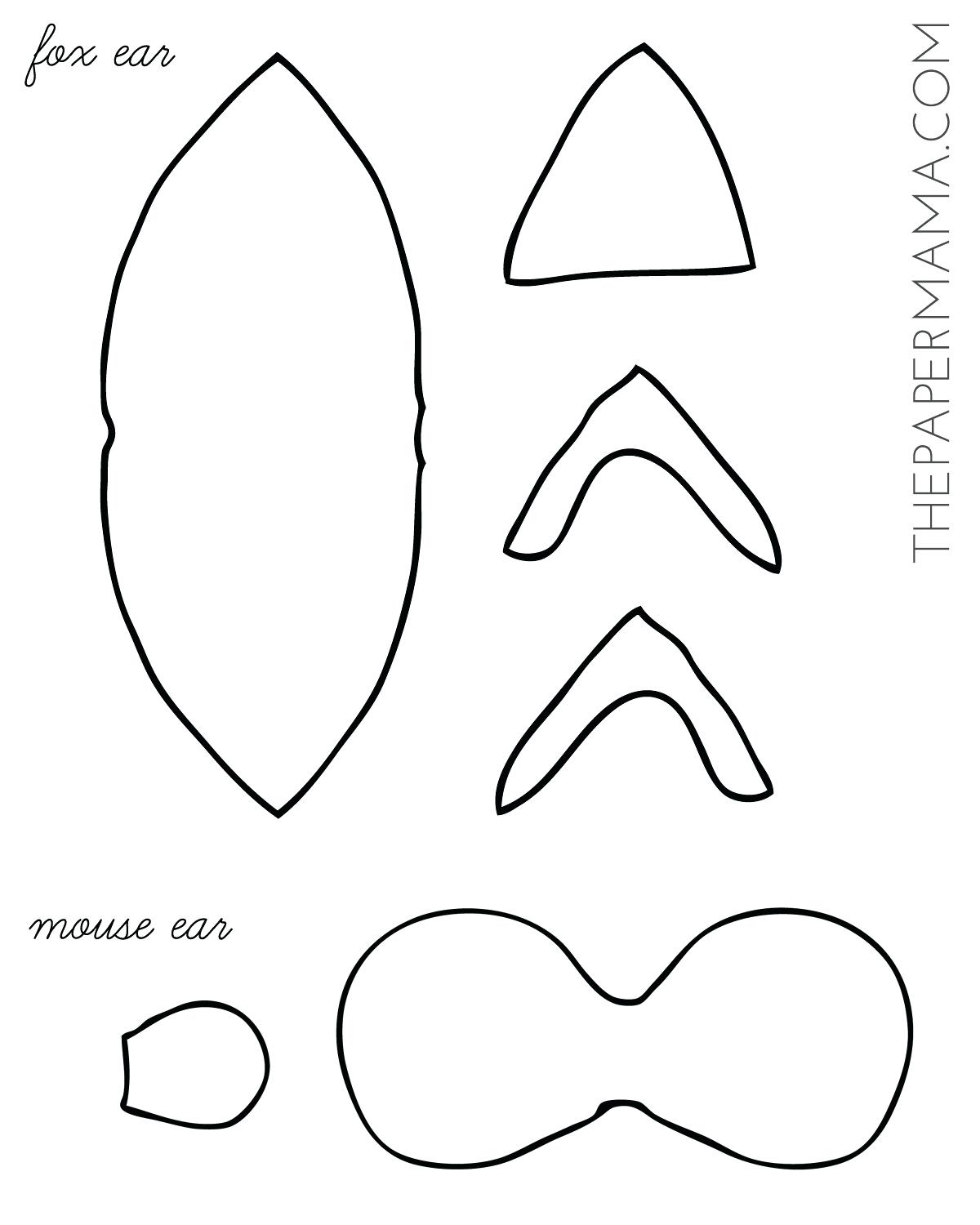 Printable Cow Ears All About Cow Photos