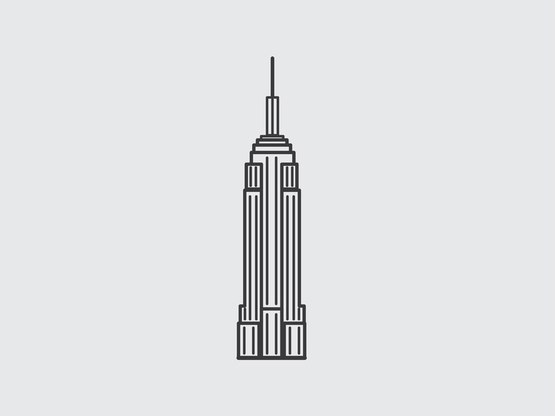 Empire State Drawing | Free download on ClipArtMag