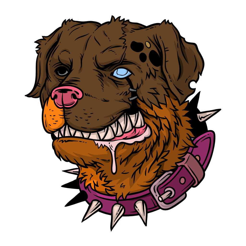 Evil Dog Drawing Free download on ClipArtMag
