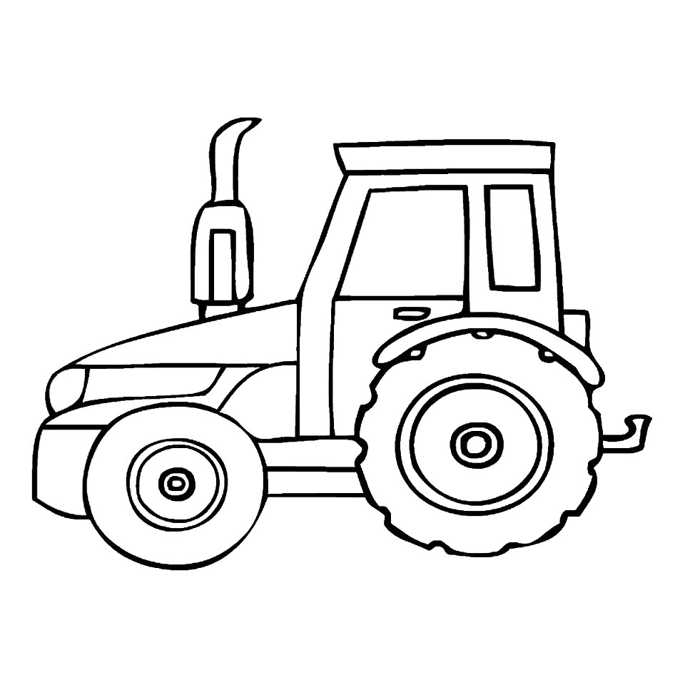 Farm Tractor Drawing | Free download on ClipArtMag