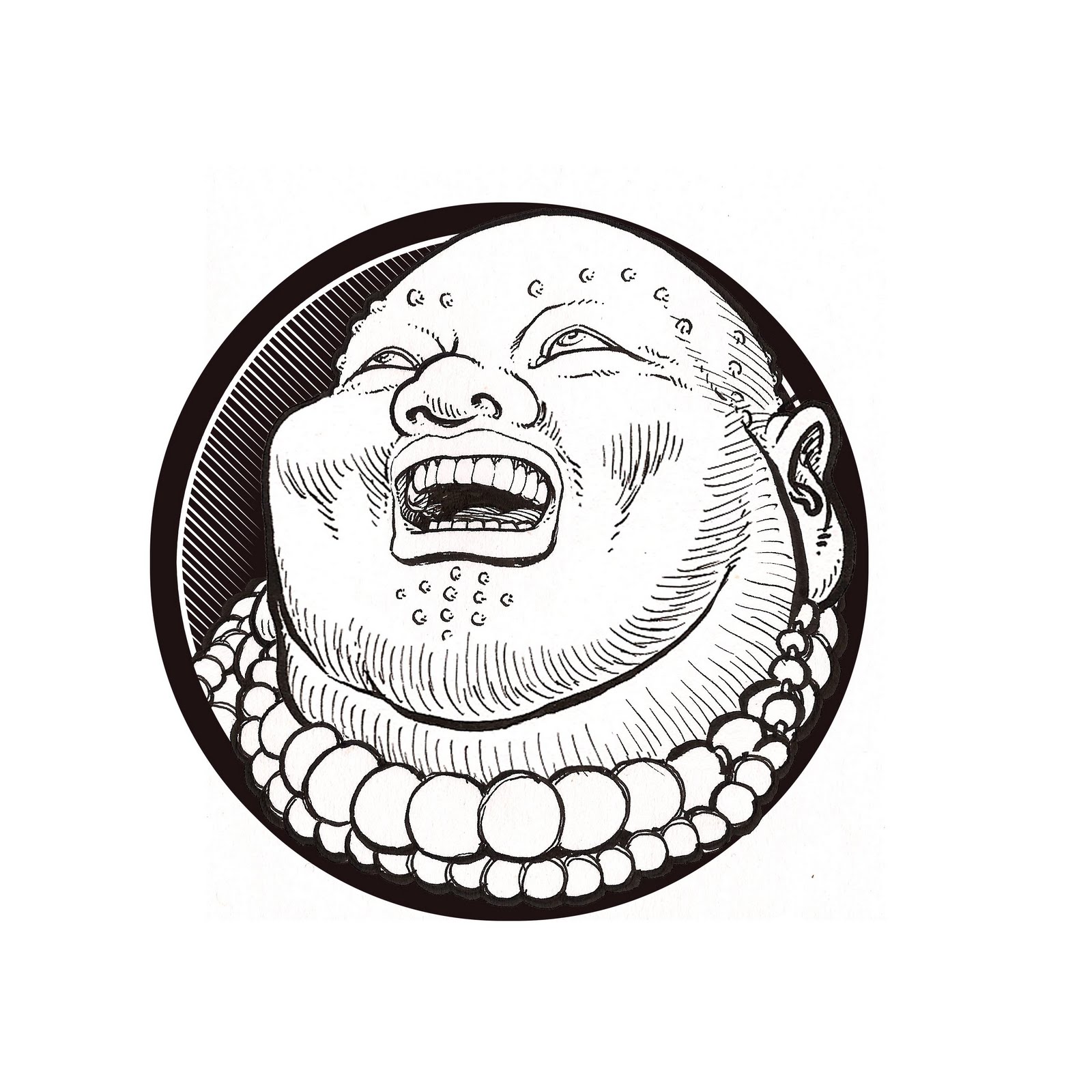 Fat Buddha Drawing | Free download on ClipArtMag