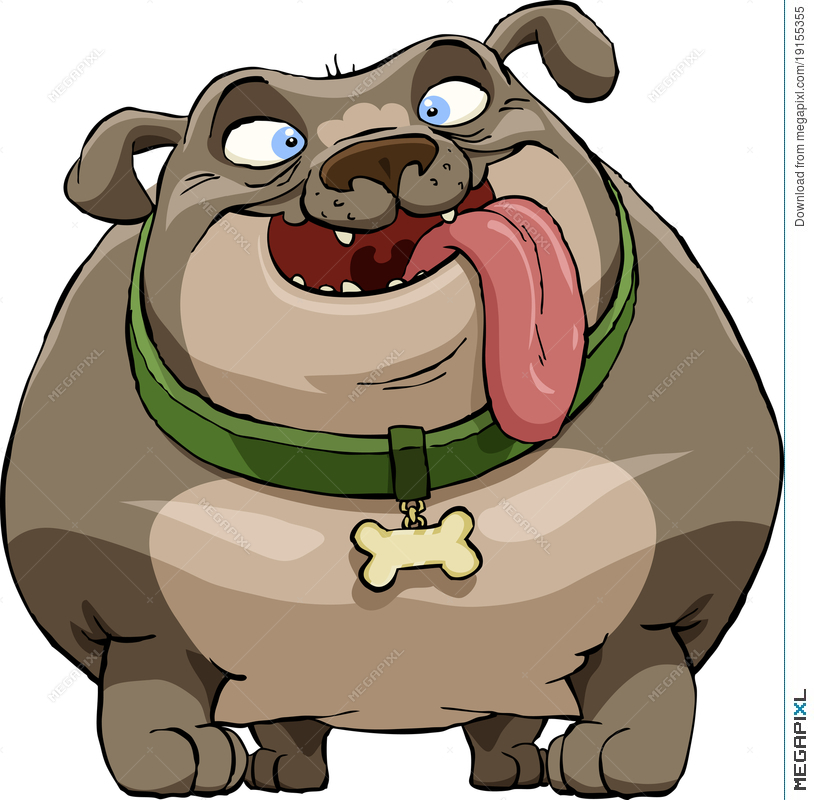 Fat Dog Drawing Free download on ClipArtMag