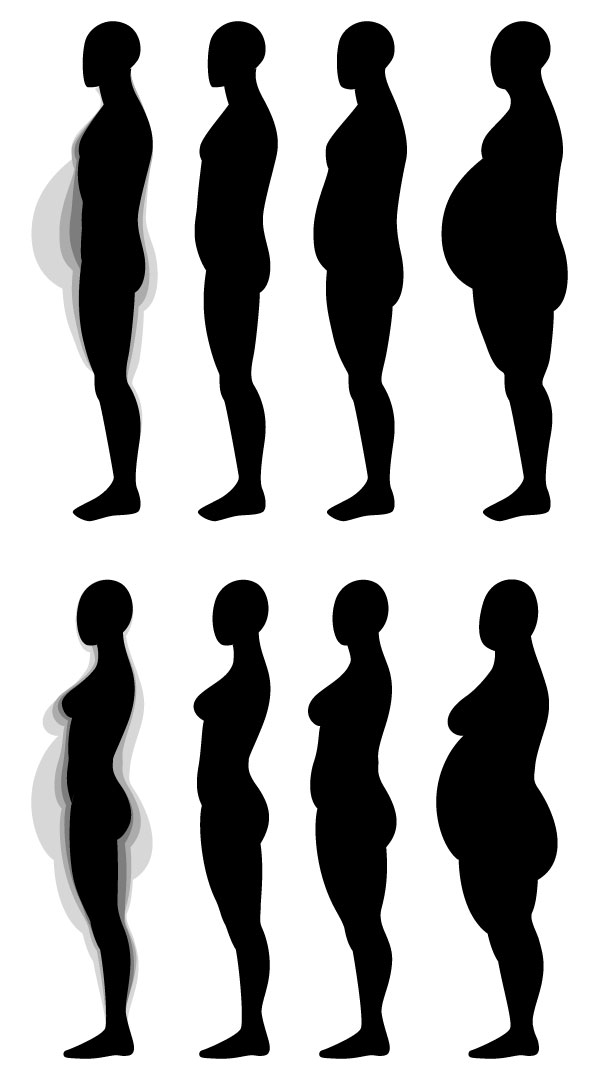 Fat Person Drawing | Free download on ClipArtMag