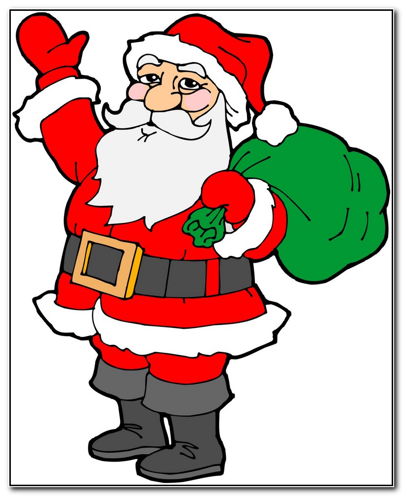 Father Christmas Drawing Free download on ClipArtMag