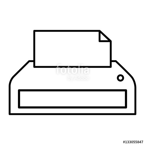 Fax Machine Drawing Free download on ClipArtMag