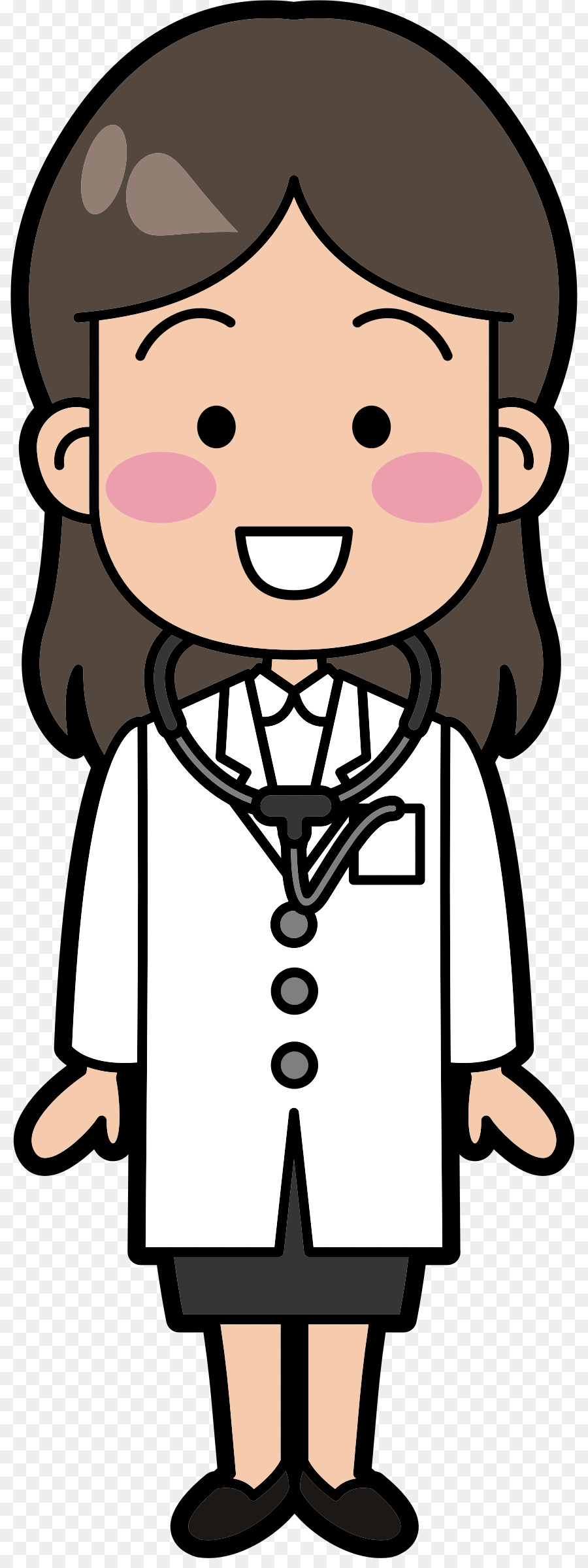 Female Doctor Drawing Free download on ClipArtMag