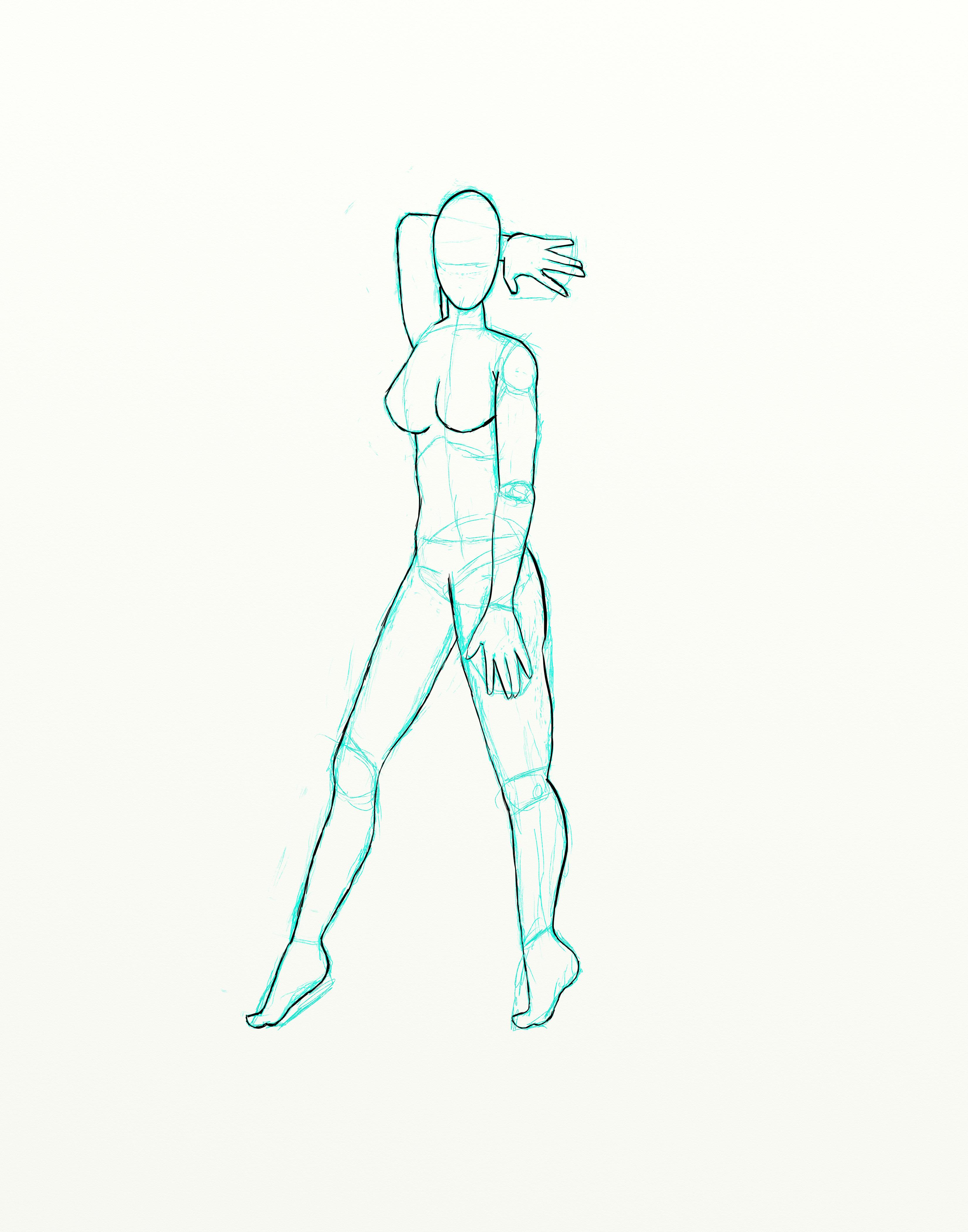 Female Form Drawing | Free download on ClipArtMag