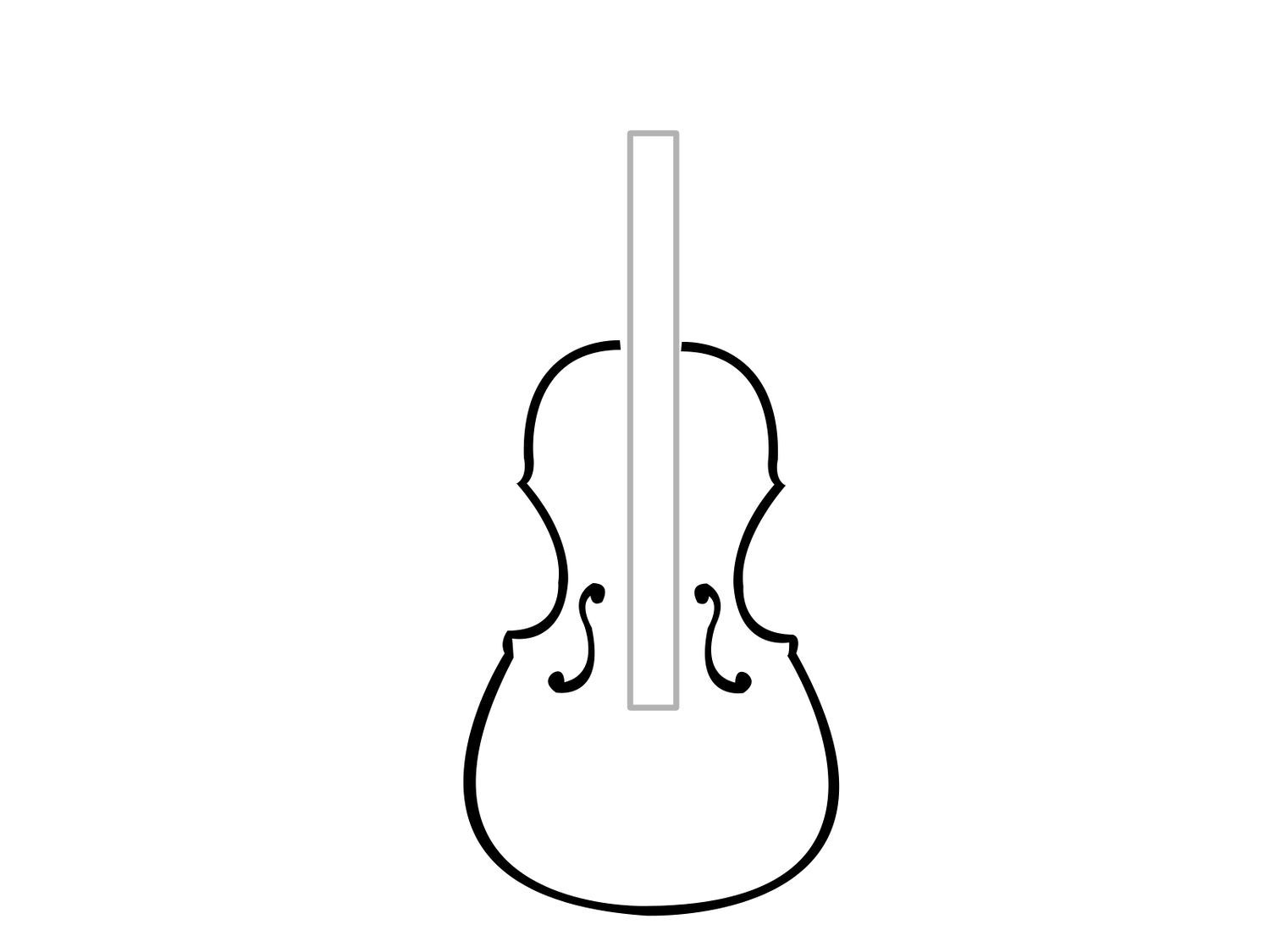 Fiddle Drawing Free download on ClipArtMag