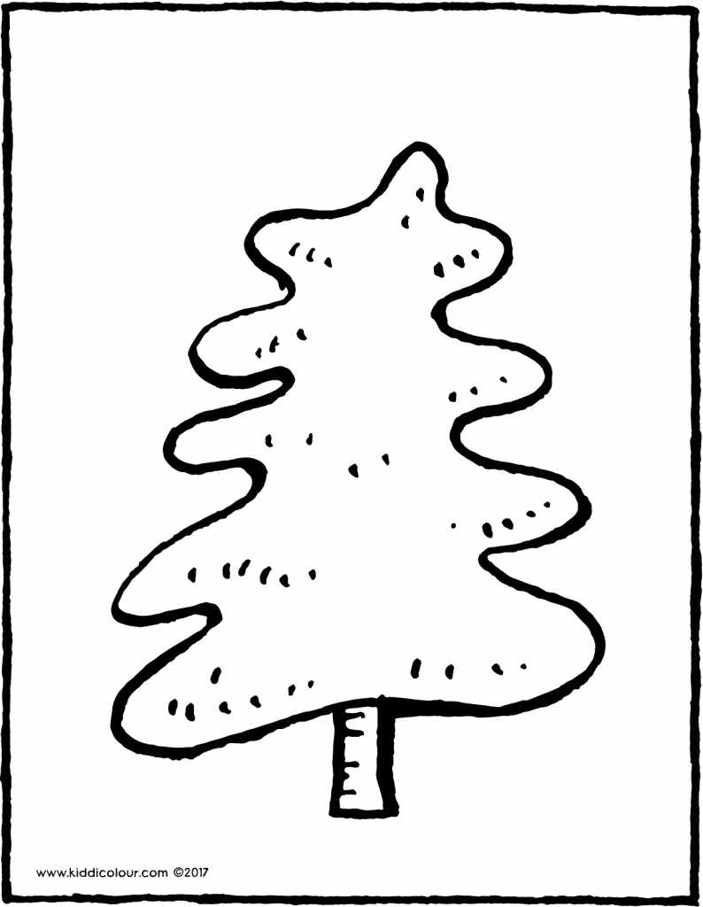 Fir Tree Drawing | Free download on ClipArtMag