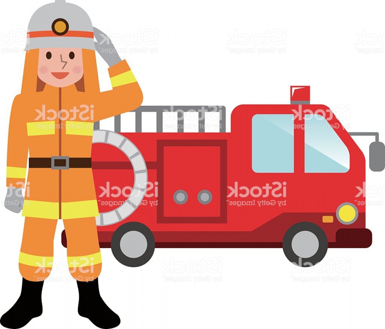 Fire Engine Drawing Free download on ClipArtMag
