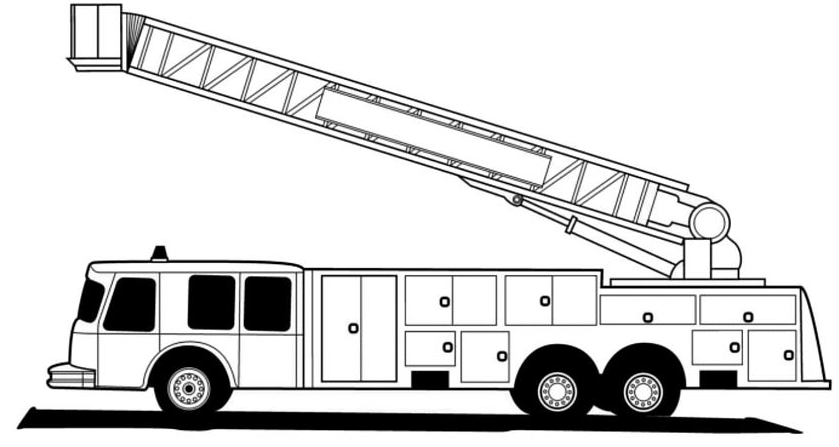 Fire Truck Drawing | Free download on ClipArtMag