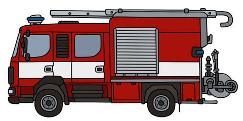 Fire Truck Drawing | Free download on ClipArtMag