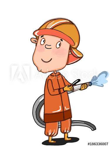 Fireman Drawing | Free download on ClipArtMag