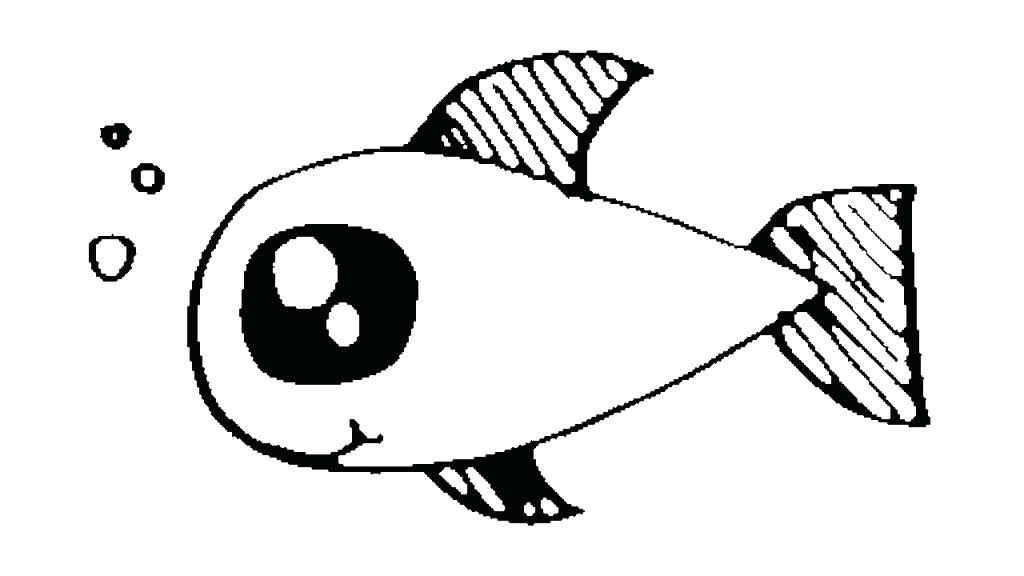 Fish Drawing Simple | Free download on ClipArtMag