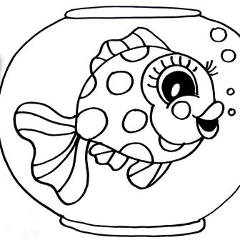 Fish Simple Drawing | Free download on ClipArtMag