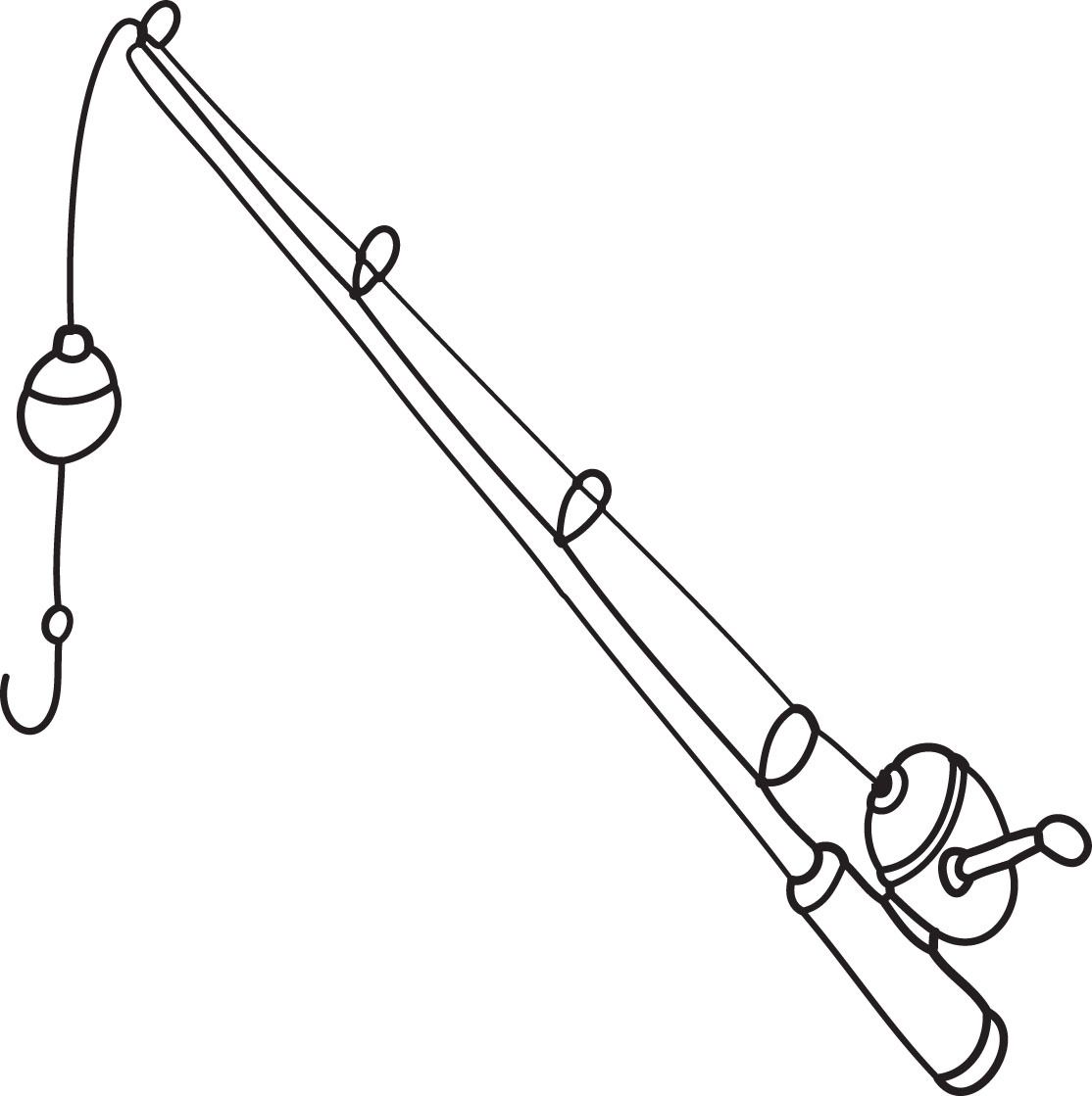 Download Fishing Rod Drawing | Free download on ClipArtMag