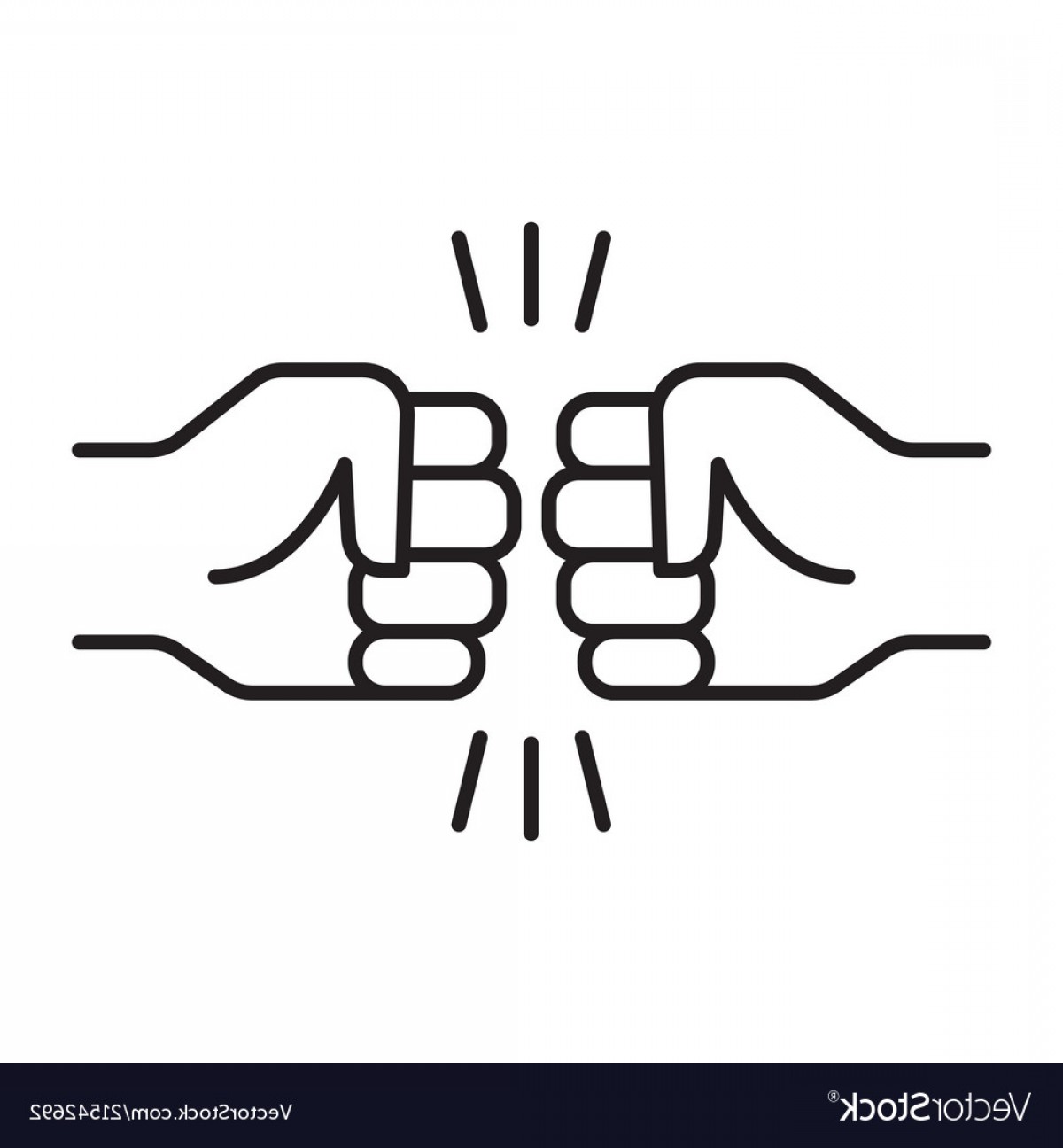 Fist Bump Drawing Free download on ClipArtMag