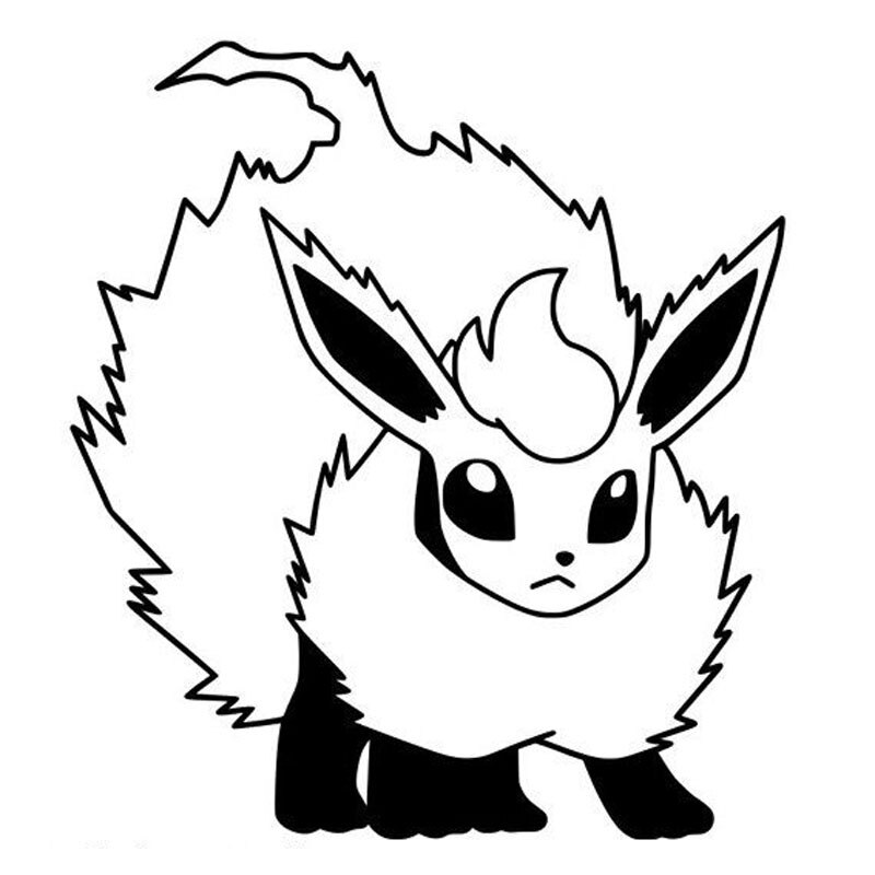 Flareon Drawing | Free download on ClipArtMag