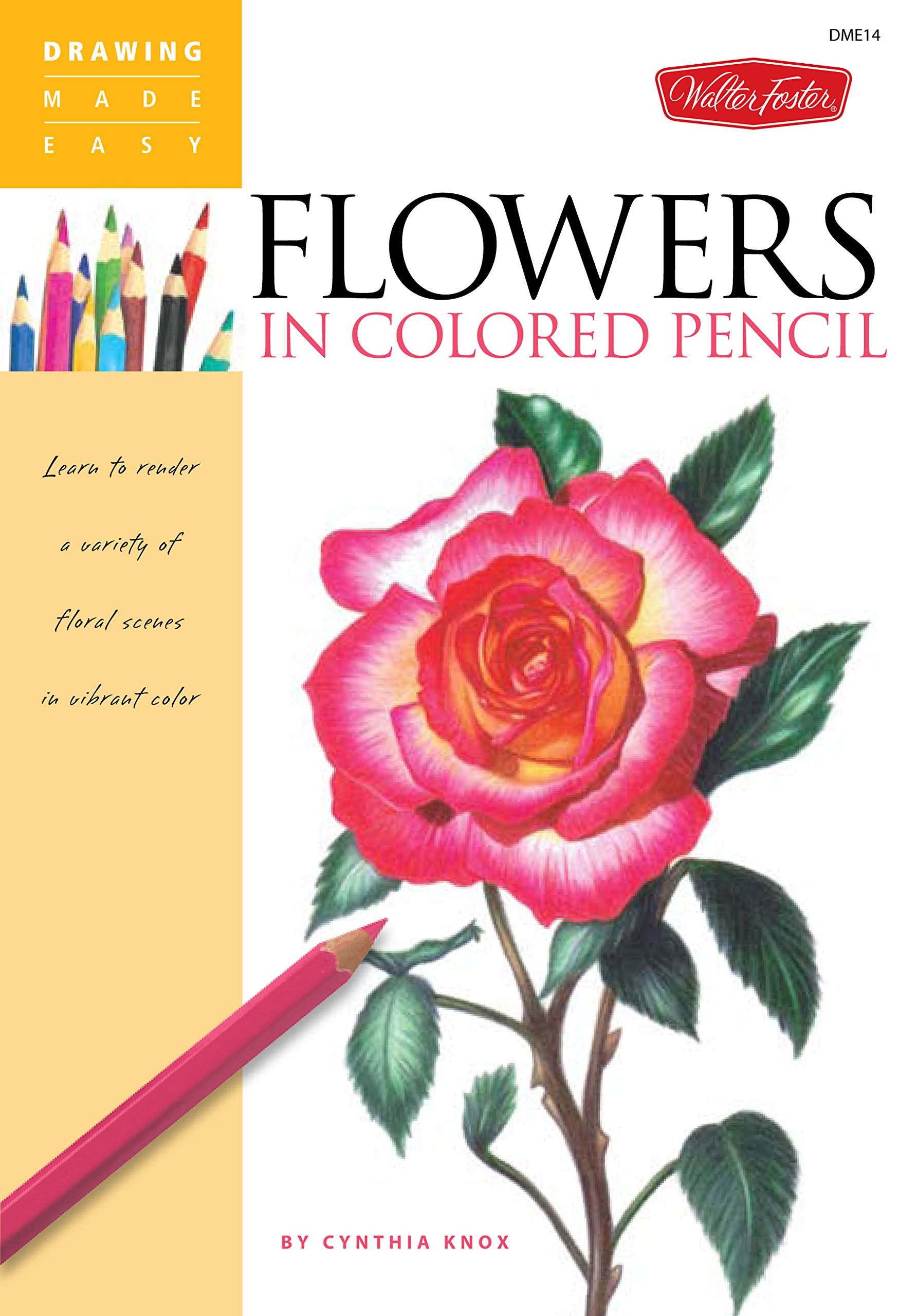 Flower Colour Pencil Drawing | Free download on ClipArtMag