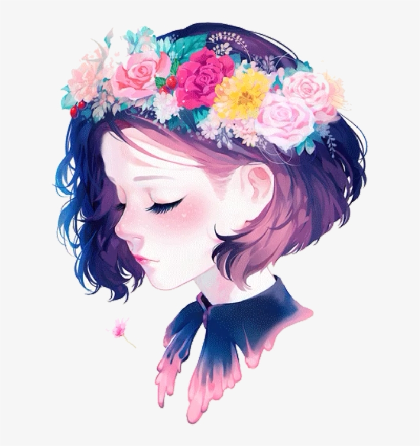 Flower Crown Drawing Tumblr Free Download On Clipartmag