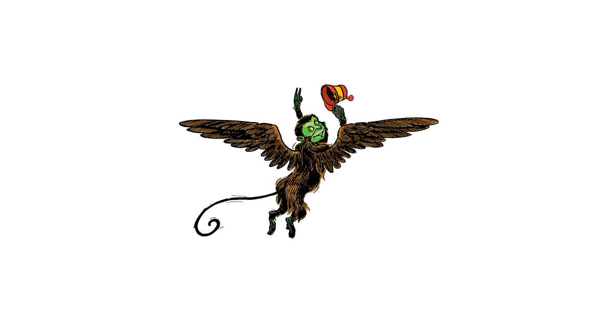 Flying Monkey Drawing Free download on ClipArtMag