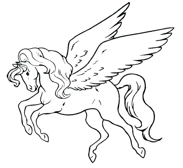 Flying Unicorn Drawing | Free download on ClipArtMag