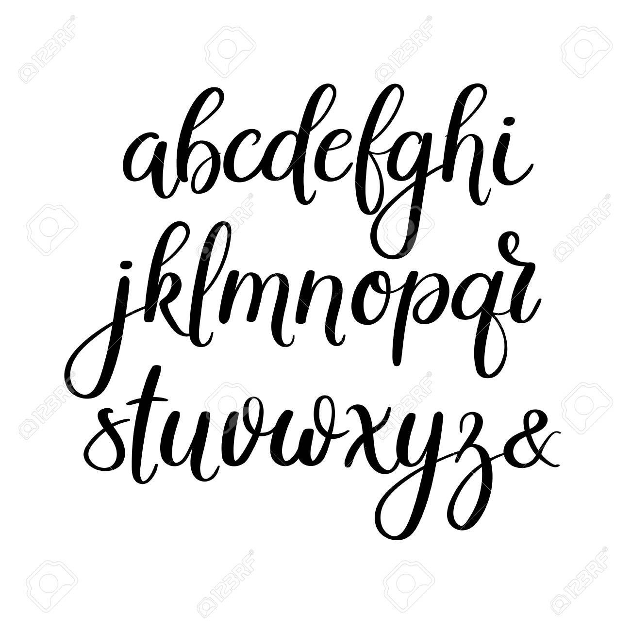 Calligraphie Bujo Alphabet Tatouage Png