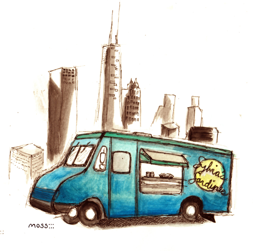 Food Truck Drawing | Free download on ClipArtMag