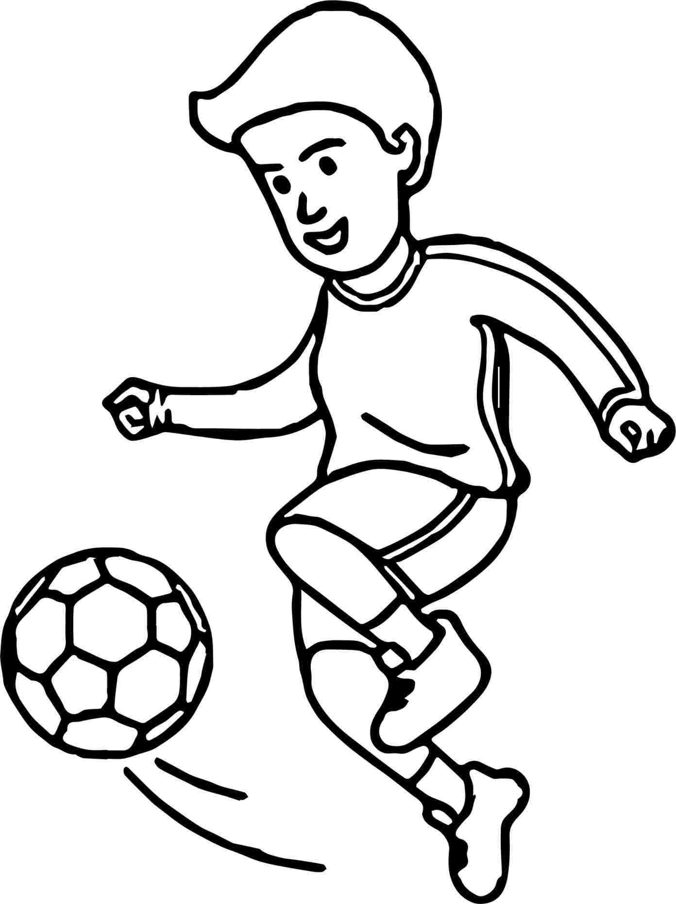 Playing Football Drawing Easy MGP Animation