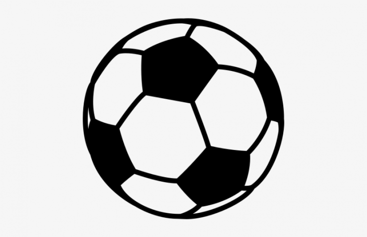 Outline soccer ball picture
