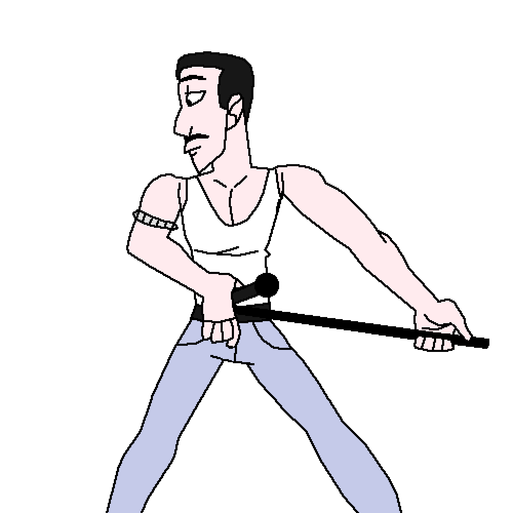 Freddie Mercury Drawing | Free download on ClipArtMag