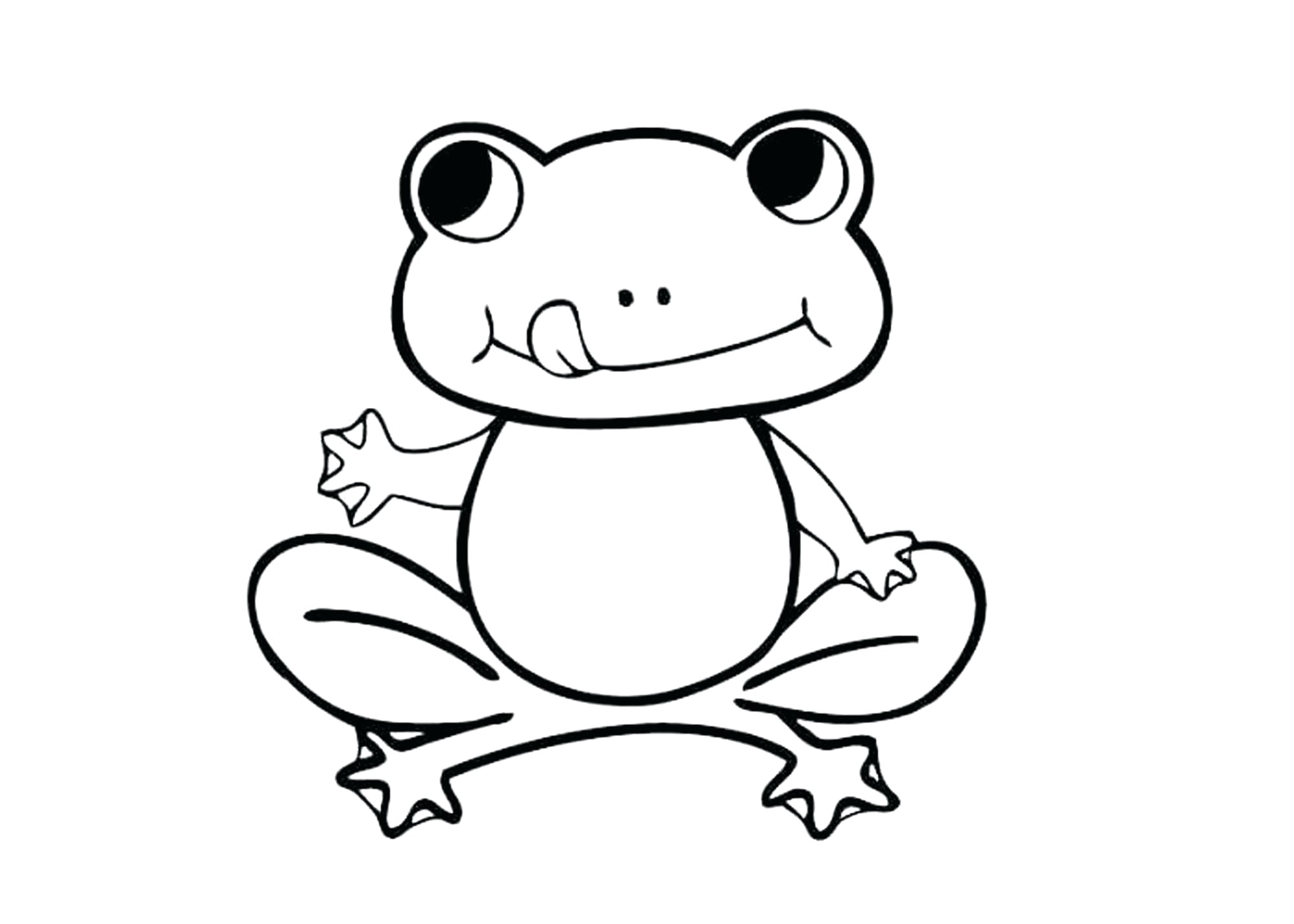 Frog Drawing For Kids | Free download on ClipArtMag