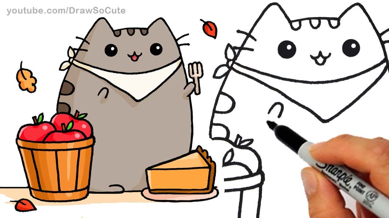 Funny Cat Drawing | Free download on ClipArtMag