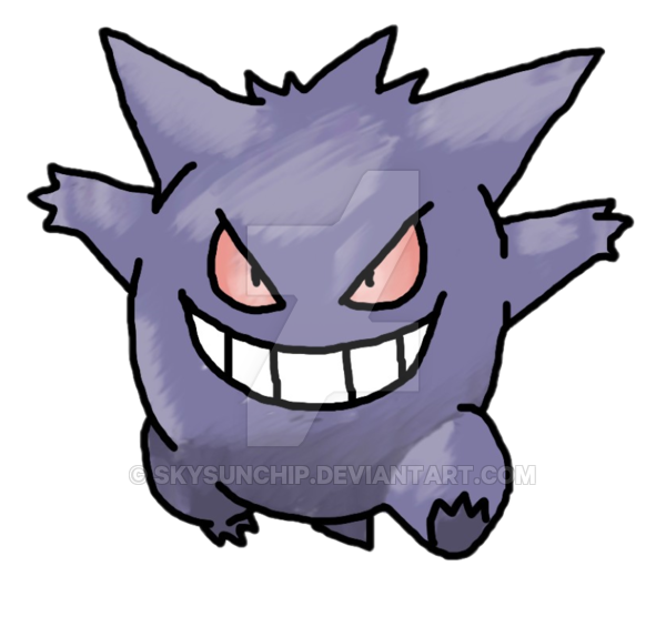 Gengar Drawing | Free download on ClipArtMag