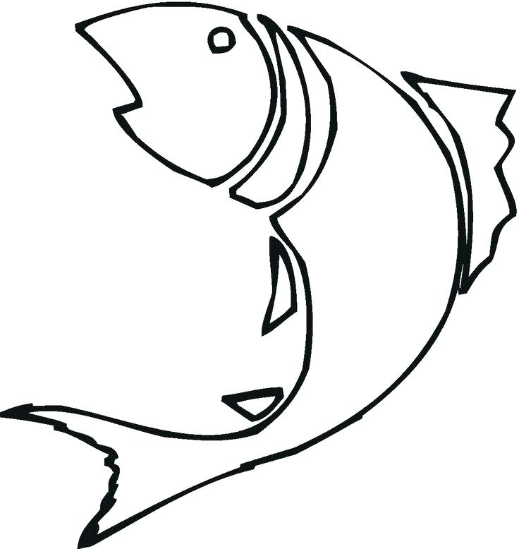 geometric fish drawing